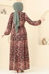 Dress 1137BG354-MS Brown - Thumbnail