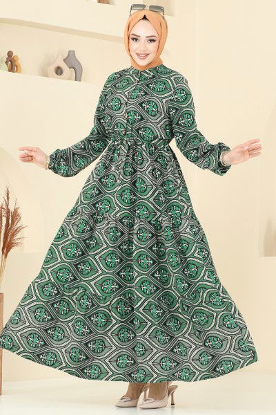 B.G.S. - Dress 1137BG354-MS Emerald