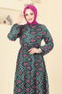 Dress 1137BG354-MS Petroleum - Thumbnail