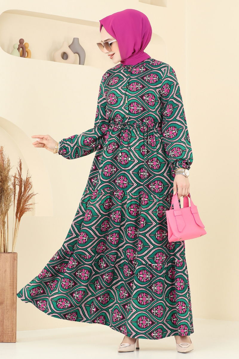 الفستان بترولي 1137BG354-MS