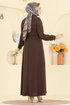 Dress 1163YMC1171-MS Brown - Thumbnail