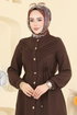 الفستان بني 1163YMC1171-MS - Thumbnail