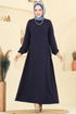 Dress 1164ERK1158-MS Navy Blue - Thumbnail