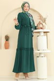 E.R.K. - Dress 1165ERK1158-MS Emerald