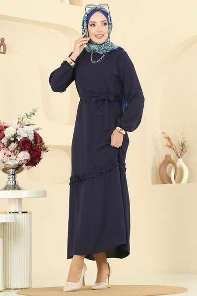 E.R.K. - Dress 1165ERK1158-MS Navy Blue - 399372