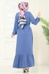 Dress 1259BM387-MS Indigo - Thumbnail