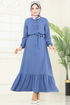 Dress 1259BM387-MS Indigo - Thumbnail