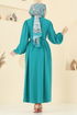 Dress 1260BM387-MS Light Petroleum - Thumbnail