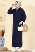 Dress 1299TPK1167-MS Navy Blue - Thumbnail