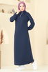 Dress 13366ETT926-MS Navy Blue - Thumbnail