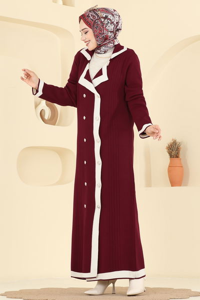M.T. - Dress 1356MT581-MS Burgundy - 417564