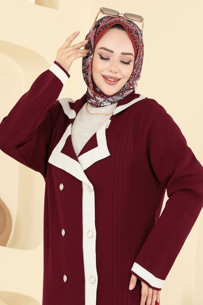 M.T. - الفستان خمري 1356MT581-MS - 417565