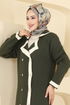 Dress 1356MT581-MS Khaki - Thumbnail