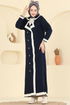 Dress 1356MT581-MS Navy Blue - Thumbnail
