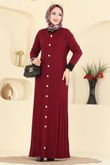 M.T. - Dress 1357MT581-MS Burgundy