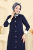 Dress 1357MT581-MS Navy Blue - Thumbnail