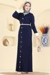 Dress 1357MT581-MS Navy Blue - Thumbnail
