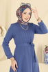 Dress 1404ZNN863-MS Blue - Thumbnail