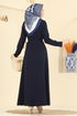 Dress 1404ZNN863-MS Navy Blue - Thumbnail