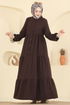 Dress 154ART1138-MS Dark Brown - Thumbnail