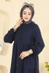 Dress 154ART1138-MS Navy Blue - Thumbnail