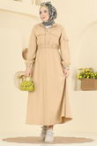 O.L.A. - Dress 15900OLA1188-MS Beige