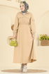 Dress 15900OLA1188-MS Beige - Thumbnail