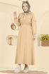 Dress 15900OLA1188-MS Beige - Thumbnail