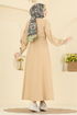 Dress 15900OLA1188-MS Beige - Thumbnail