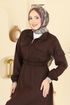 Dress 15900OLA1188-MS Brown - Thumbnail