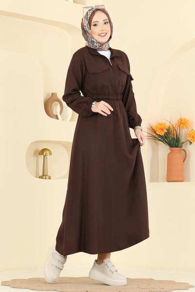 O.L.A. - Dress 15900OLA1188-MS Brown - 428937