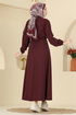 Dress 15900OLA1188-MS Burgundy - Thumbnail