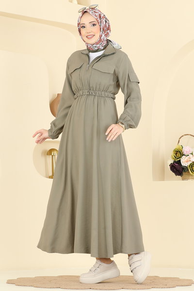 O.L.A. - Dress 15900OLA1188-MS Light Khaki - 428880