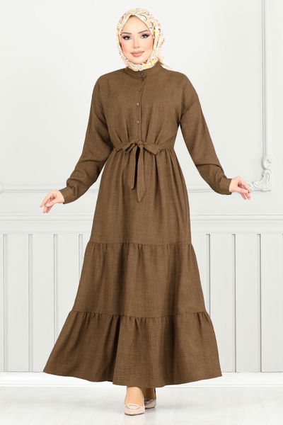 MRV B.İ.S.S.K. - Dress 16162BSK984-M Brown - 354417