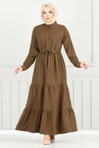 MRV B.İ.S.S.K. - Dress 16162BSK984-M Brown