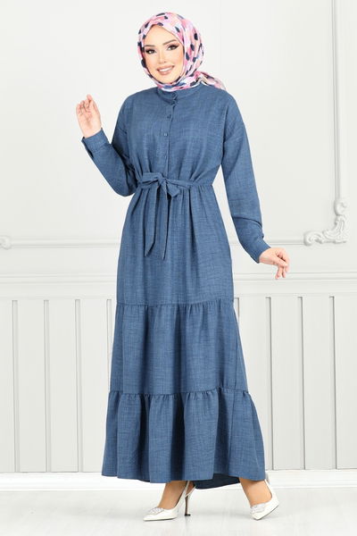 MRV B.İ.S.S.K. - Dress 16162BSK984-M Indigo - 354406