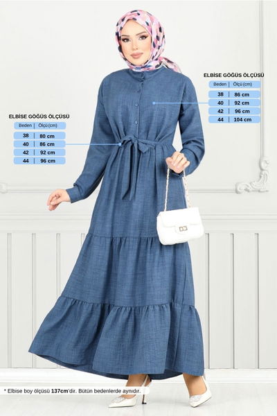 MRV B.İ.S.S.K. - Dress 16162BSK984-M Indigo - 356977