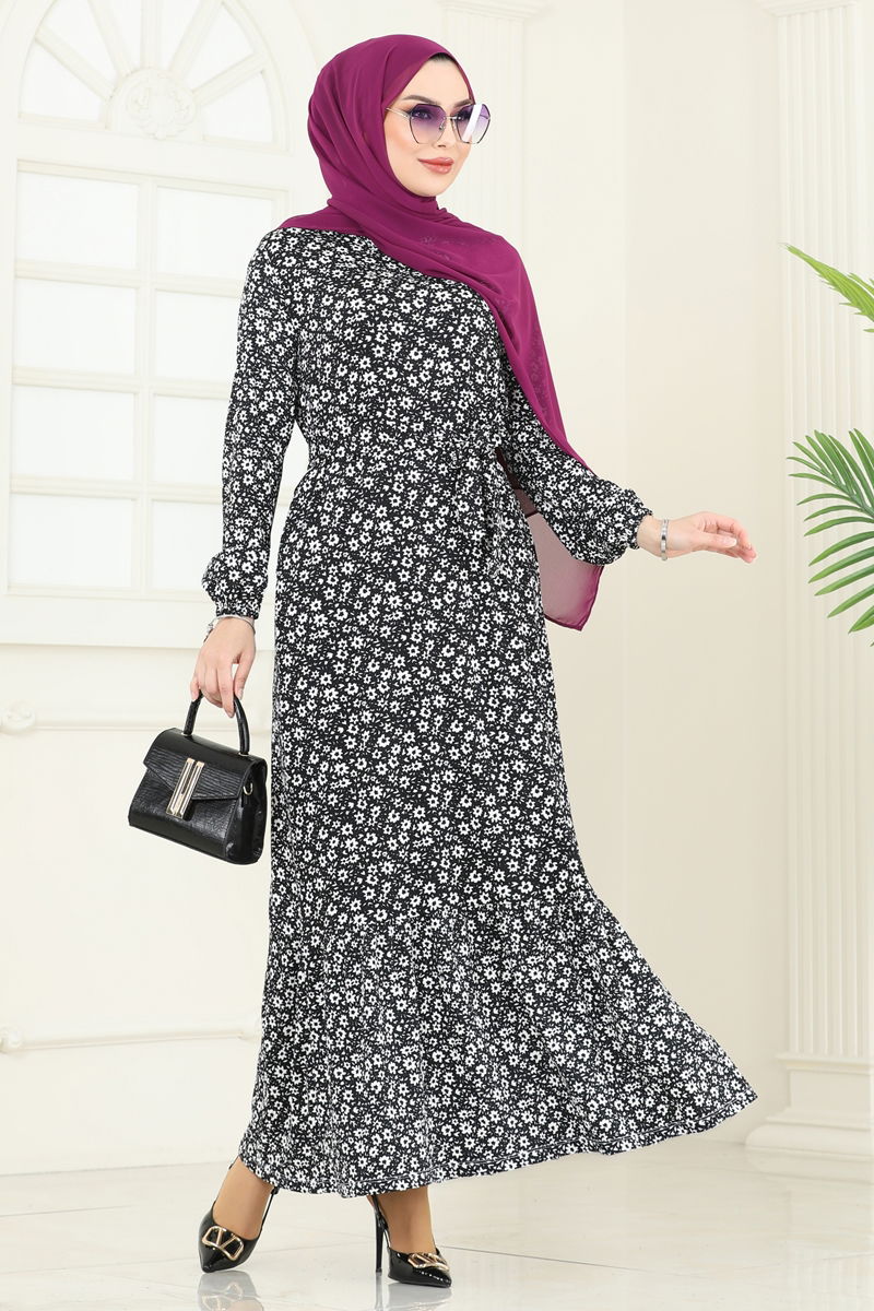 الفستان أسود 170BO429-MS