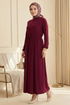 Dress 1934ZNN894-M Burgundy - Thumbnail