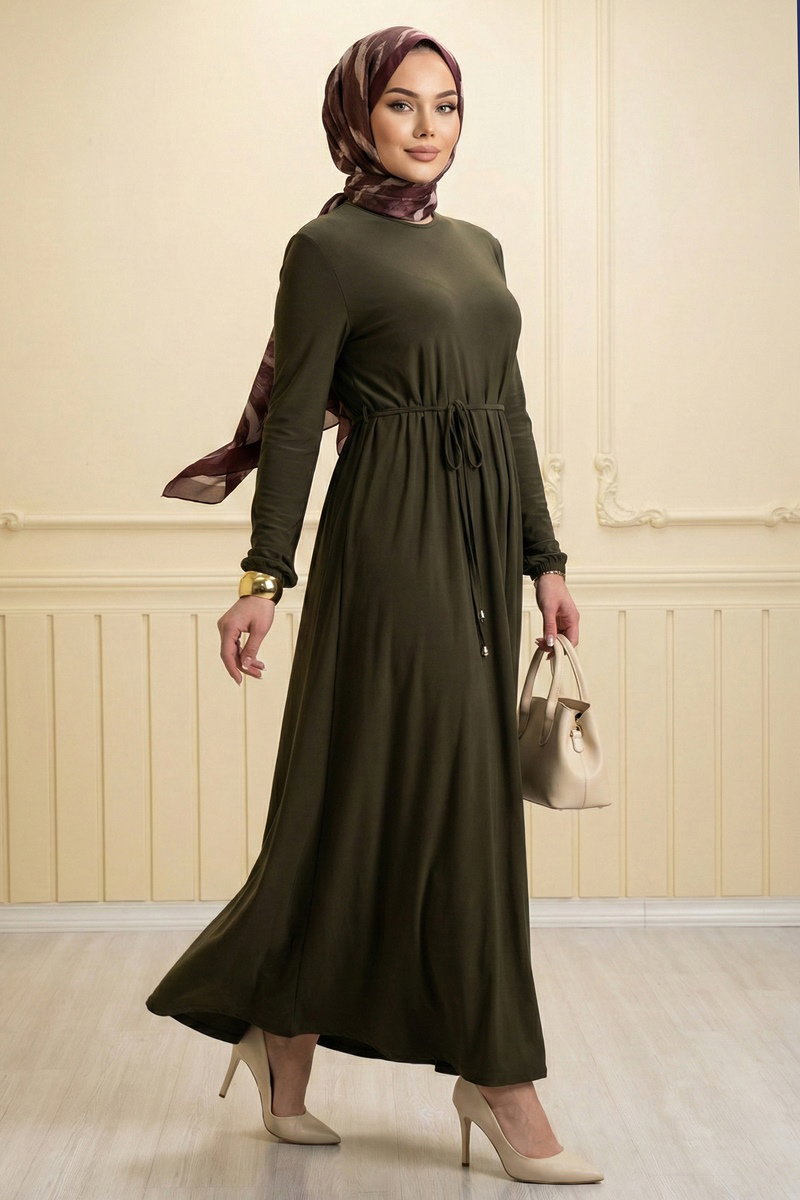 Dress 1934ZNN894-M Khaki