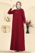 Dress 1935ZNN863-MS Burgundy - Thumbnail