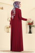 Dress 1935ZNN863-MS Burgundy - Thumbnail