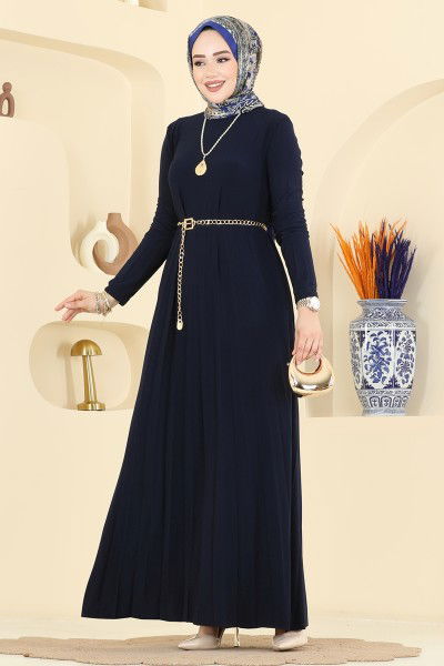 Z.N.N. - Dress 1935ZNN863-MS Navy Blue