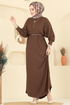 Dress 2000ERK1158-MS Brown - Thumbnail