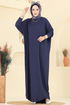Dress 2000ERK1158-MS Navy Blue - Thumbnail