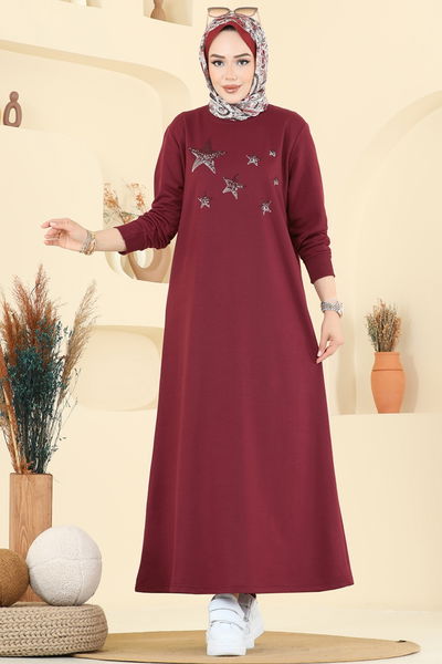 O.Z.N. - Dress 201OZN1046-MS Burgundy - 397207