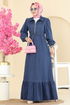 Dress 202502TEG847-MS Dark Denim - Thumbnail
