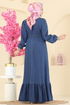Dress 202502TEG847-MS Dark Denim - Thumbnail