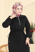 الفستان أسود 2029FON792-MS - Thumbnail