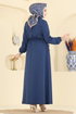 Dress 2029FON792-MS Light Navy Blue - Thumbnail